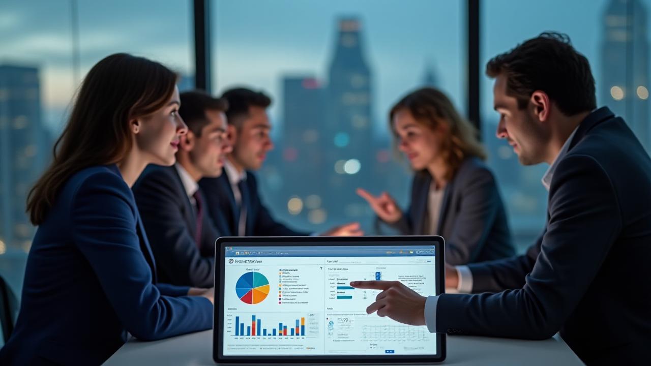 Modern tech-enabled HR dashboard and UK team collaboration