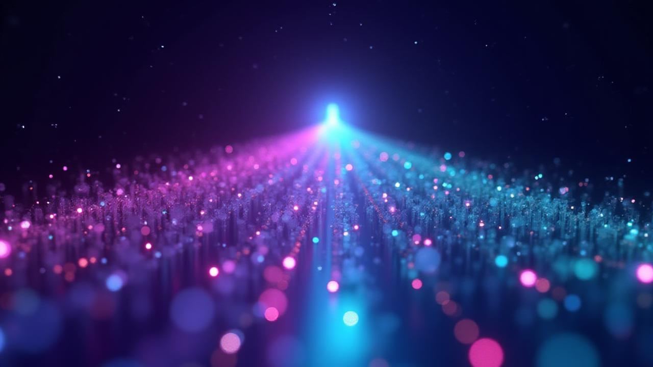 Abstract depiction of business growth and team performance tracking